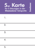 Wiesbadener Salzgrotte eine 5er Eintrittskarte für Erwachsene