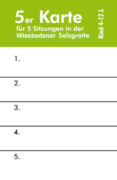 Wiesbadener Salzgrotte eine 5er Eintrittskarte für Kinder